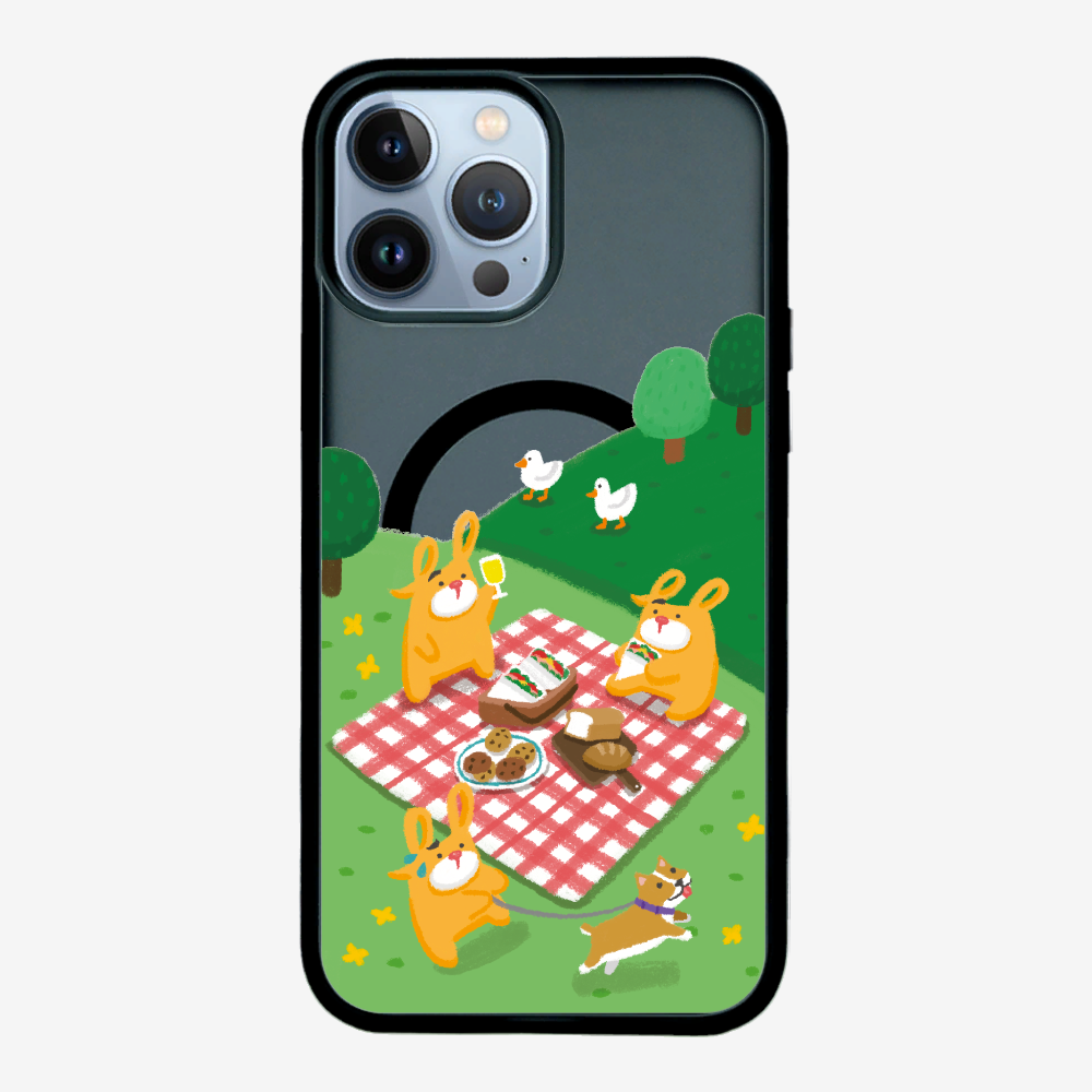 Bear Go Picnic Phone Case