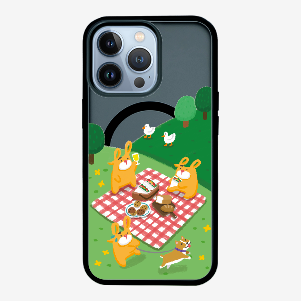 Bear Go Picnic Phone Case