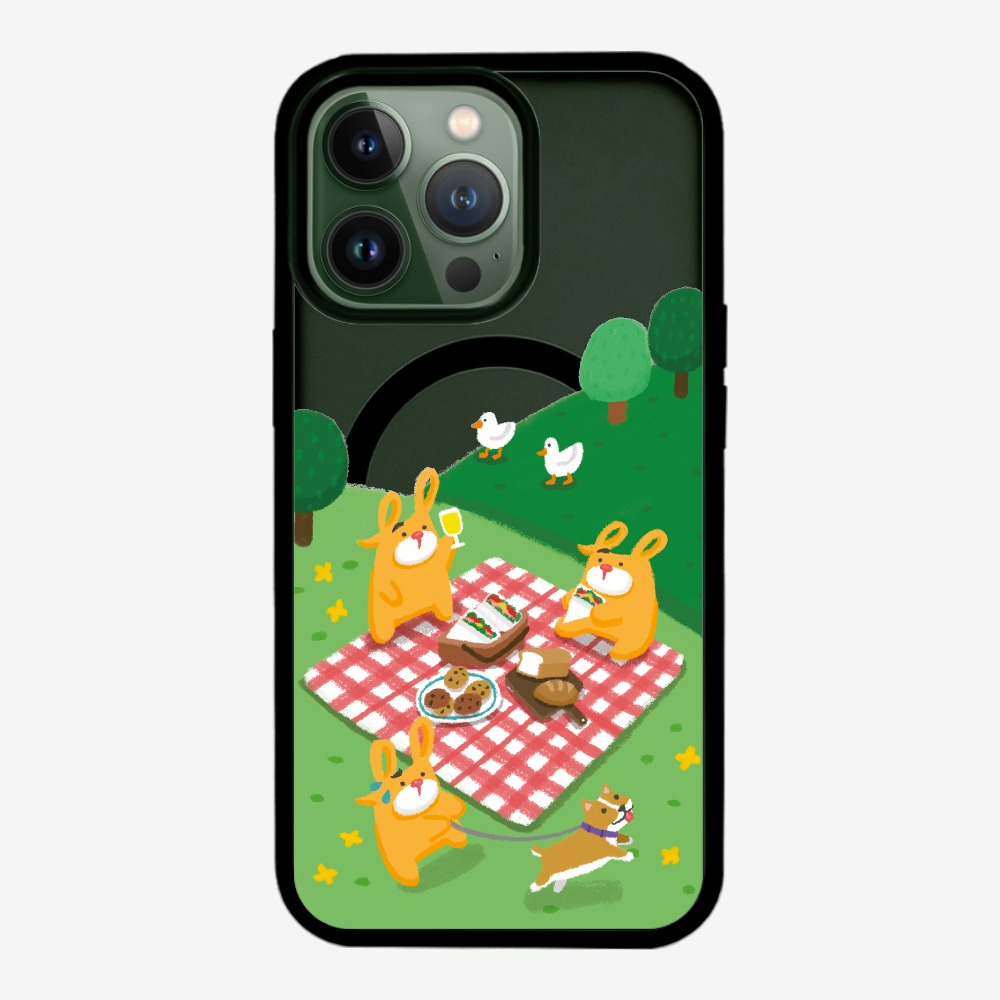 Bear Go Picnic Phone Case