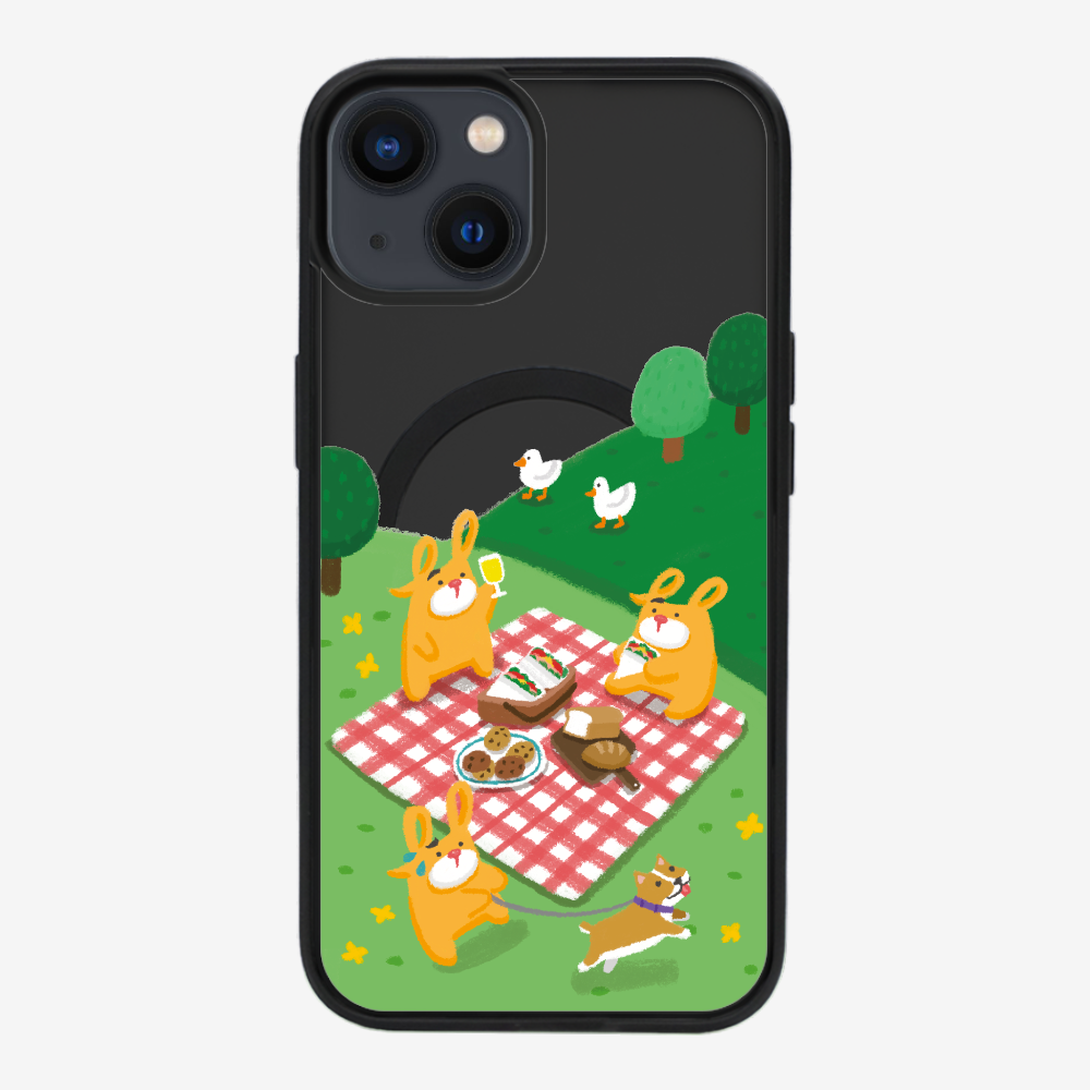 Bear Go Picnic Phone Case