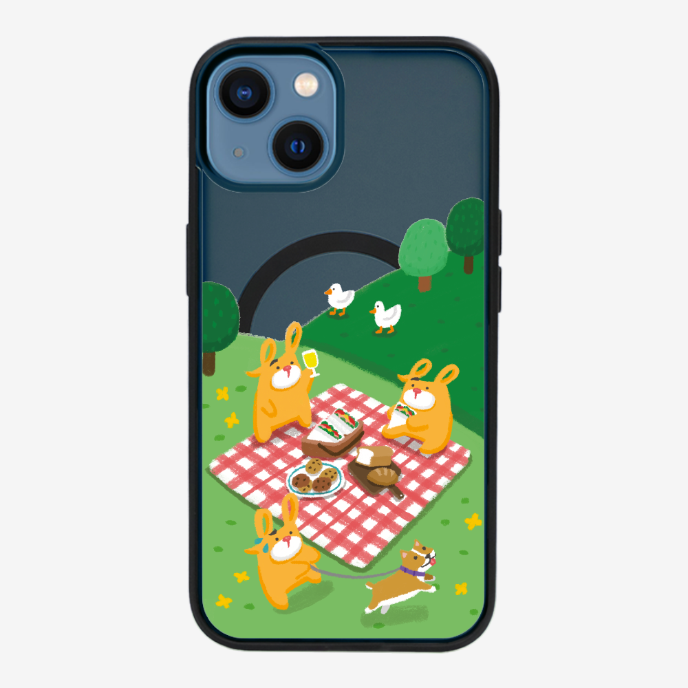 Bear Go Picnic Phone Case