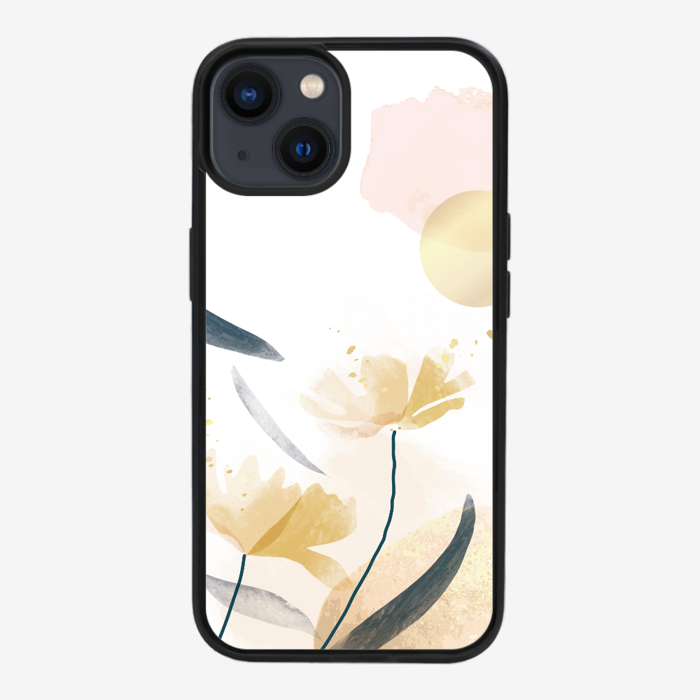 Golden Spring Floral Phone Case