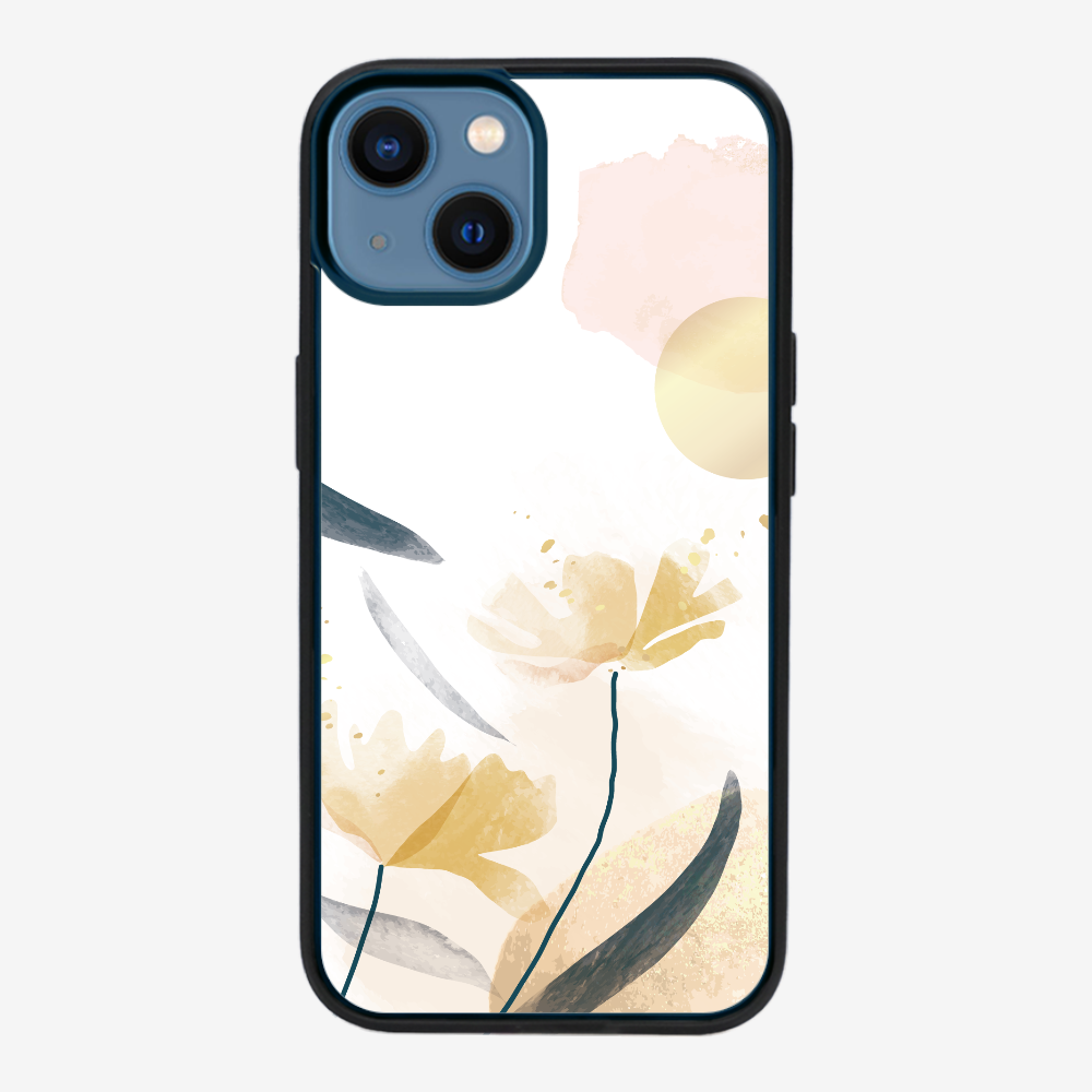 Golden Spring Floral Phone Case