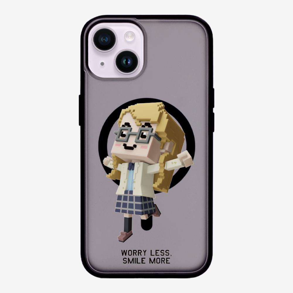 Worry Less, Smile More Phone Case