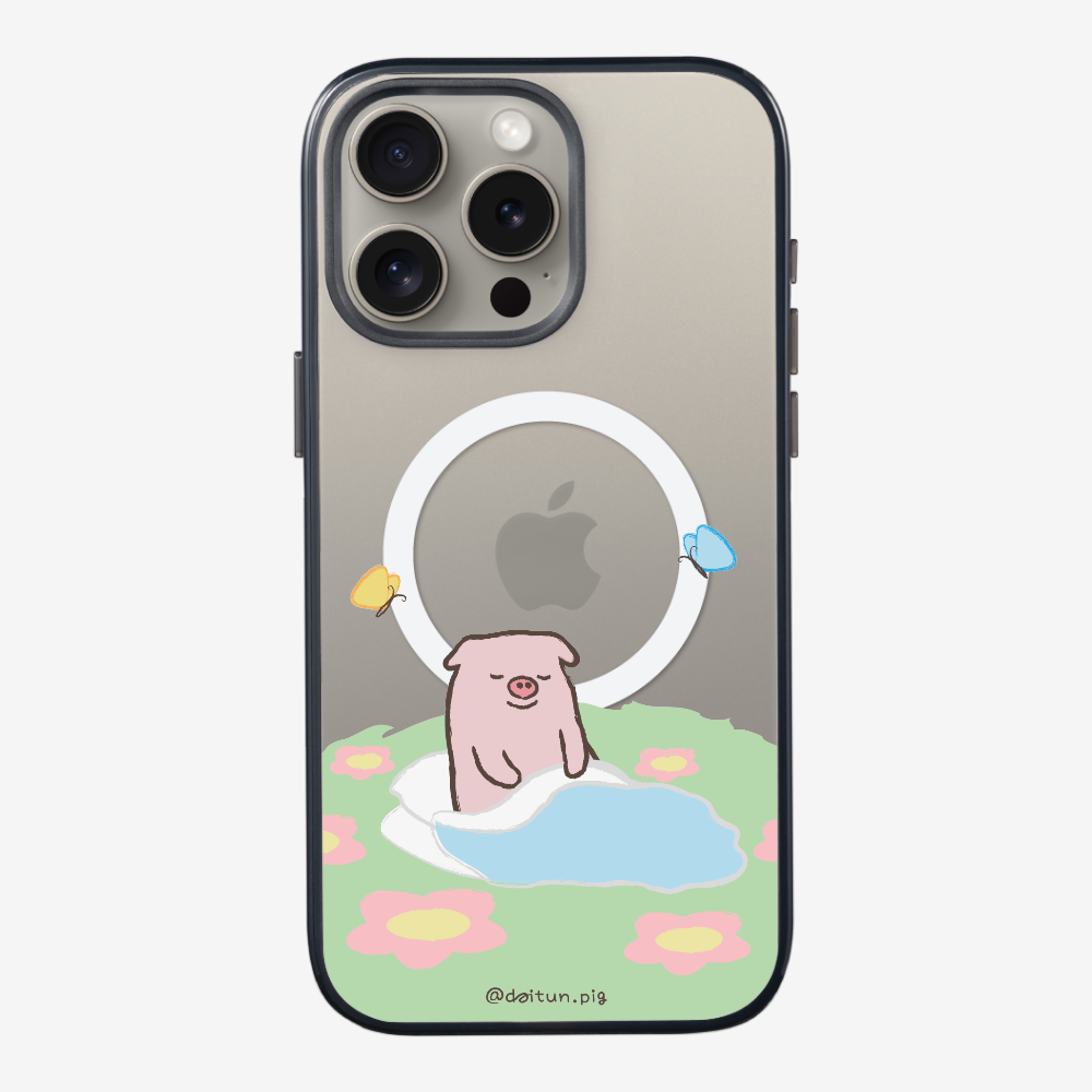Daitun Pig by the Green Pastures Phone Case