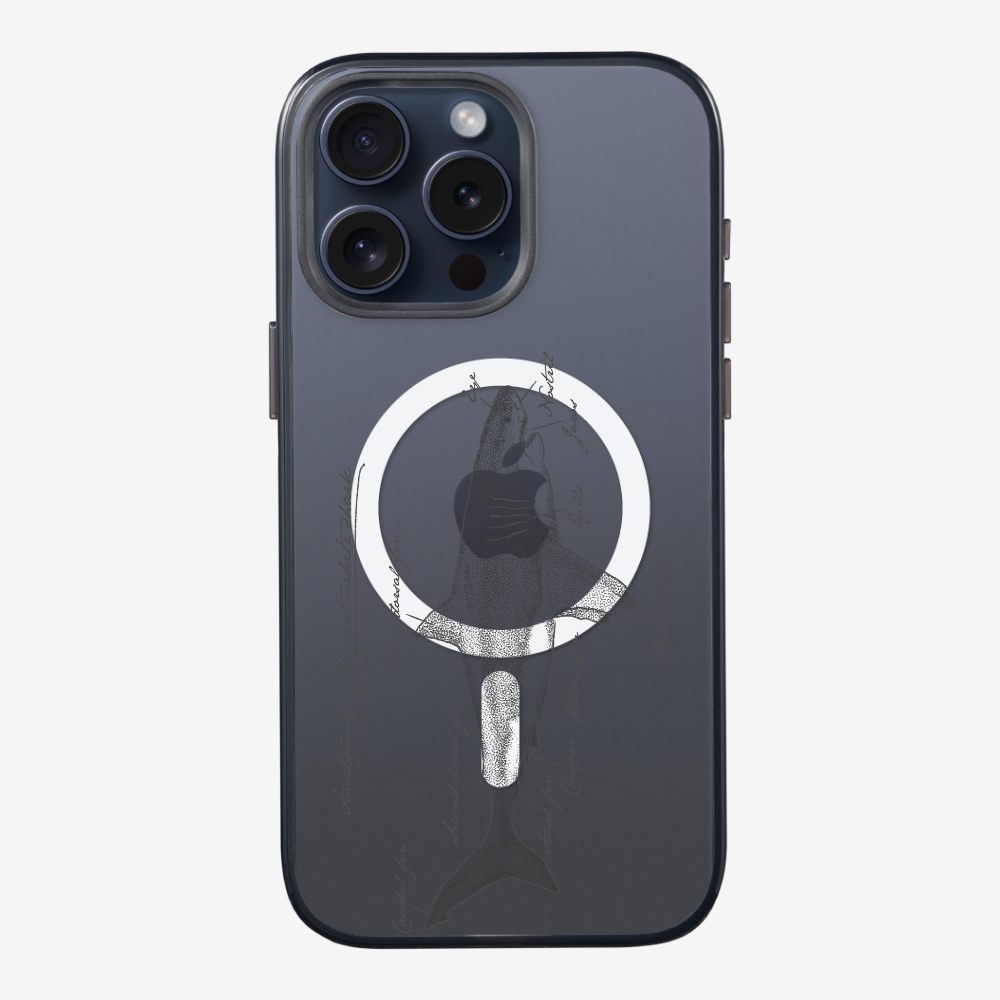 Anatomy of a Great White Shark Phone Case