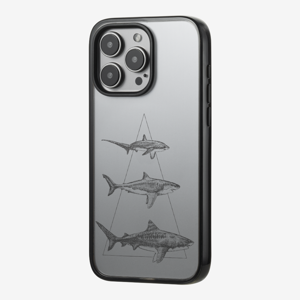 Illustration of Sharks Phone Case