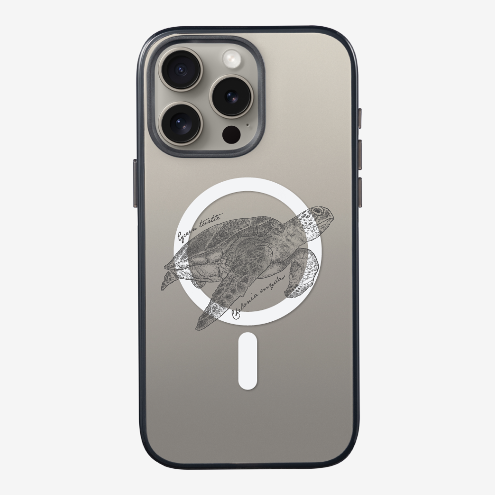 Green Turtle (Chelonia mydas) Phone Case