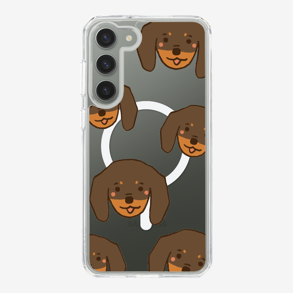 Brown Dachshund Wonderland Phone Case