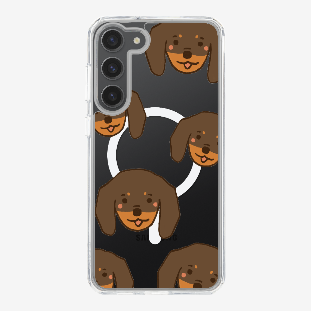 Brown Dachshund Wonderland Phone Case