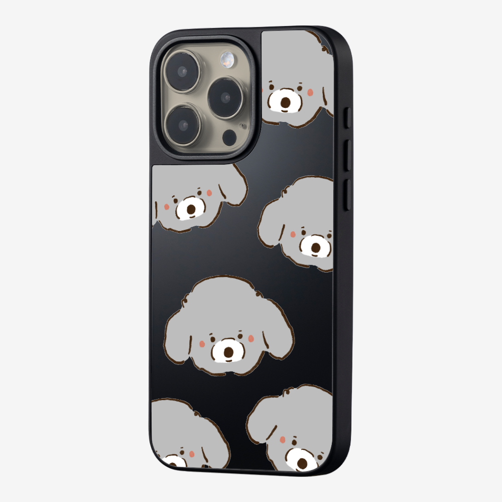 Grey Poodle Wonderland Phone Case