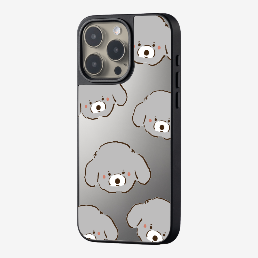 Grey Poodle Wonderland Phone Case