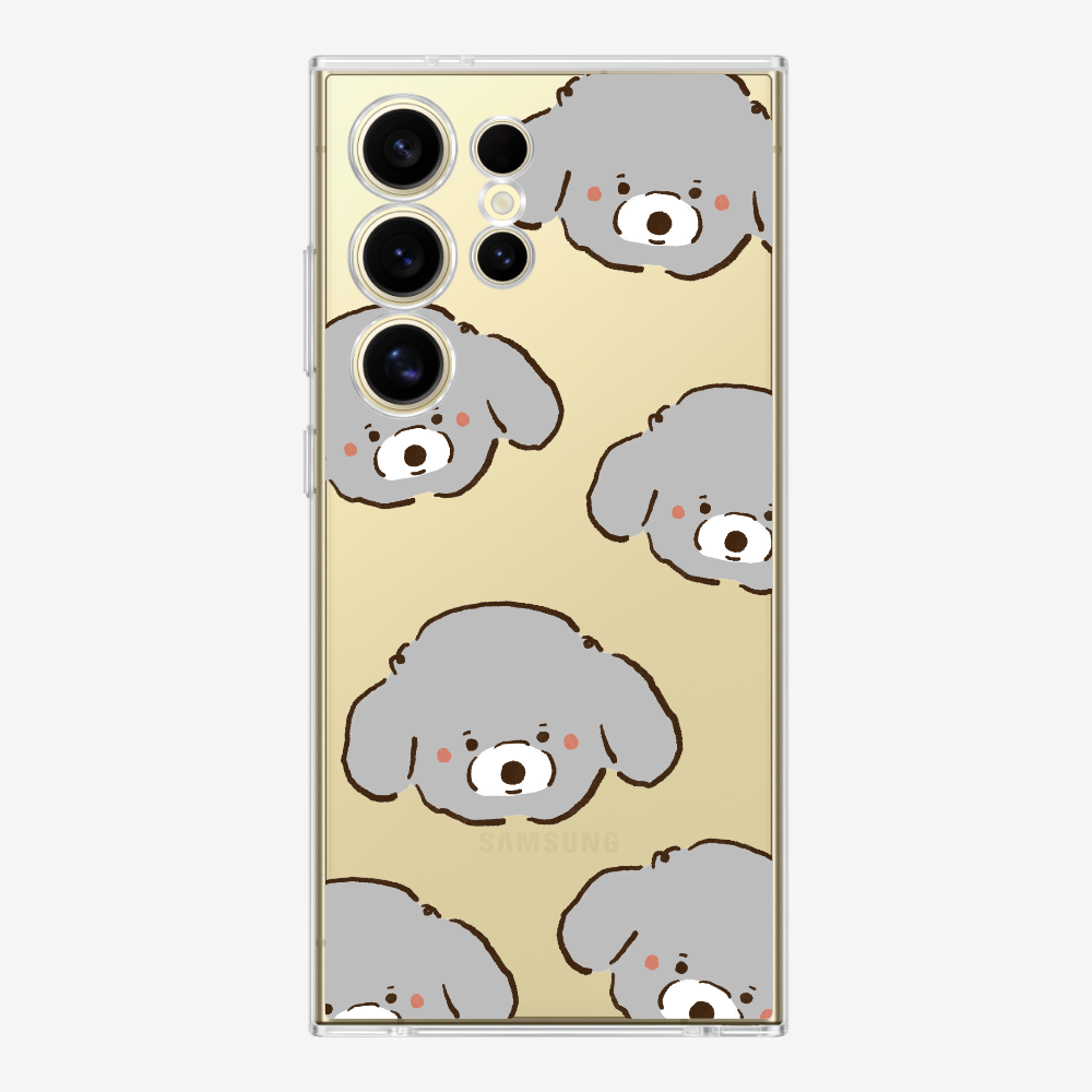 Grey Poodle Wonderland Phone Case