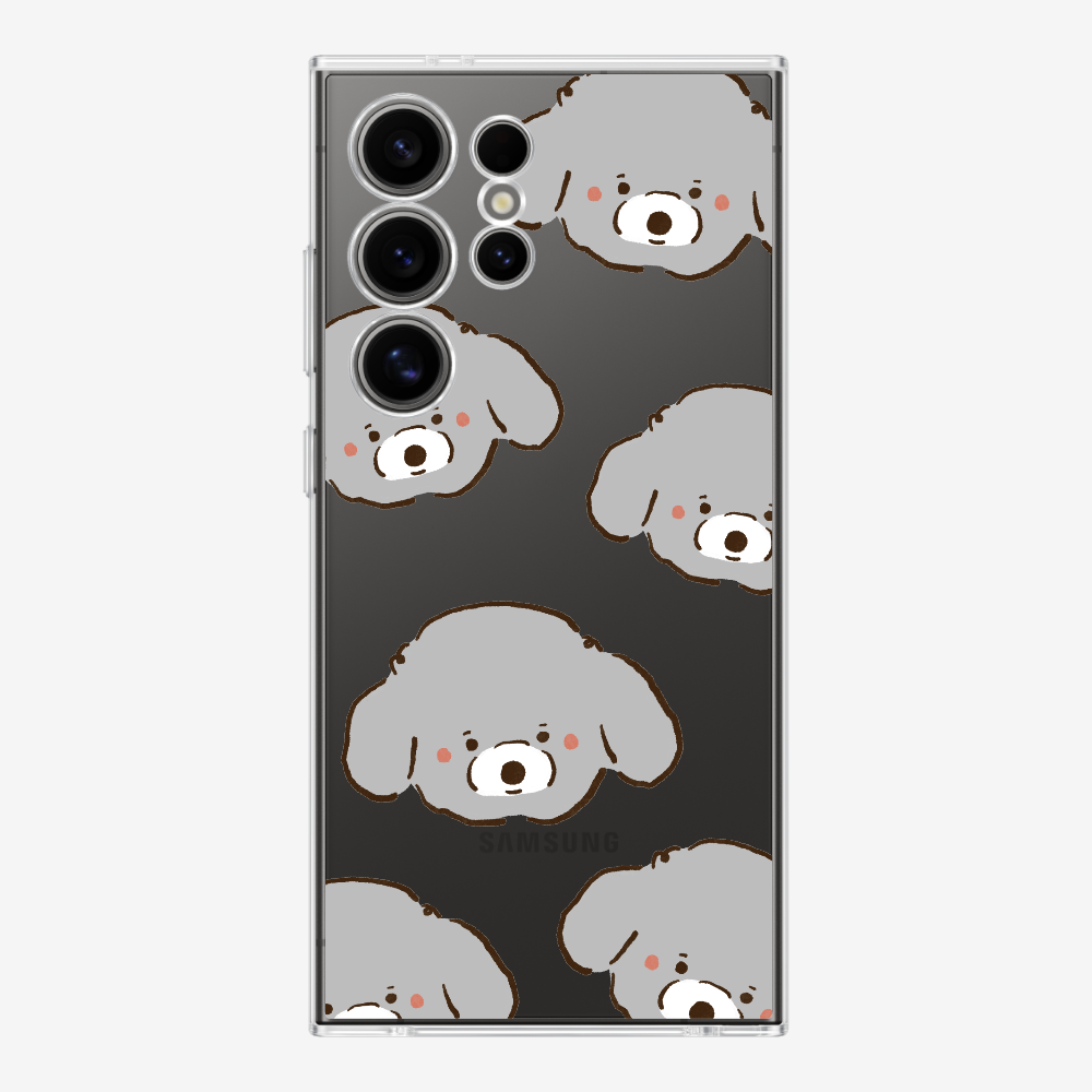 Grey Poodle Wonderland Phone Case