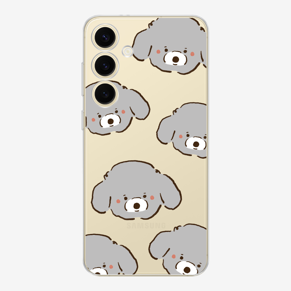 Grey Poodle Wonderland Phone Case