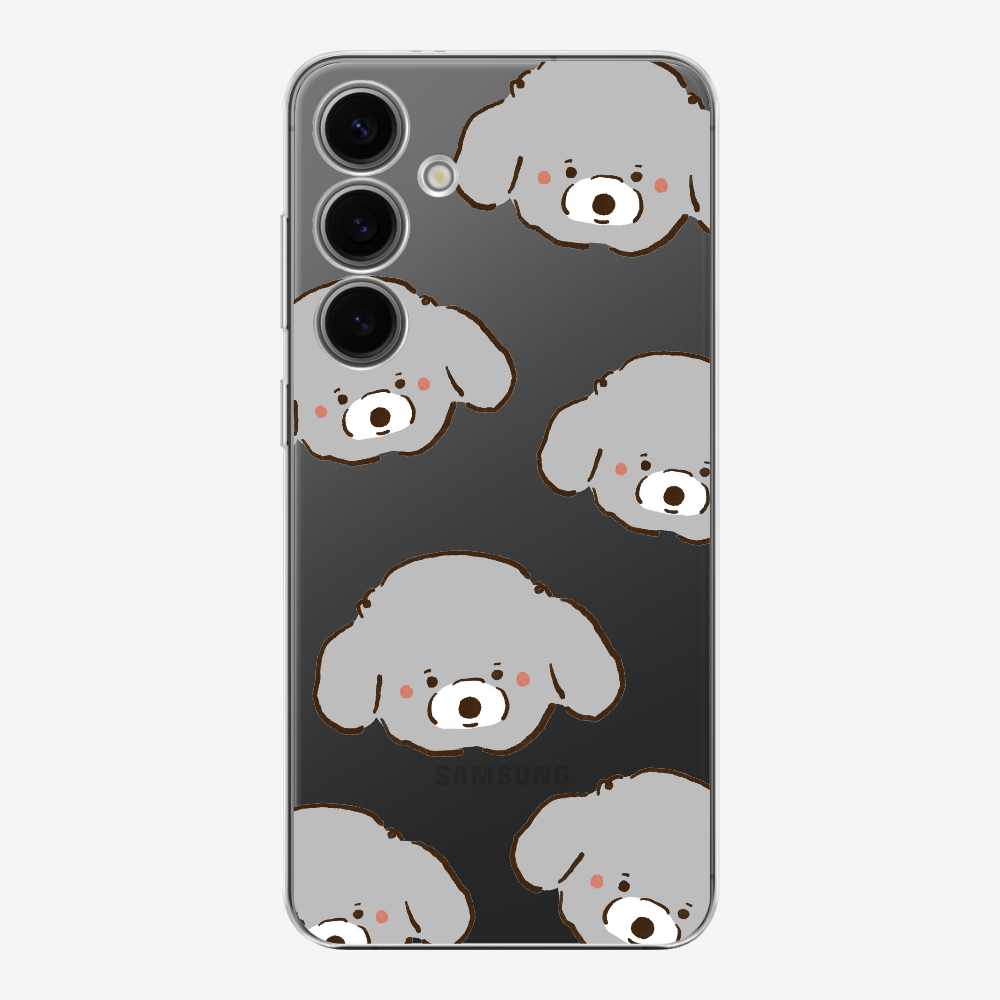 Grey Poodle Wonderland Phone Case