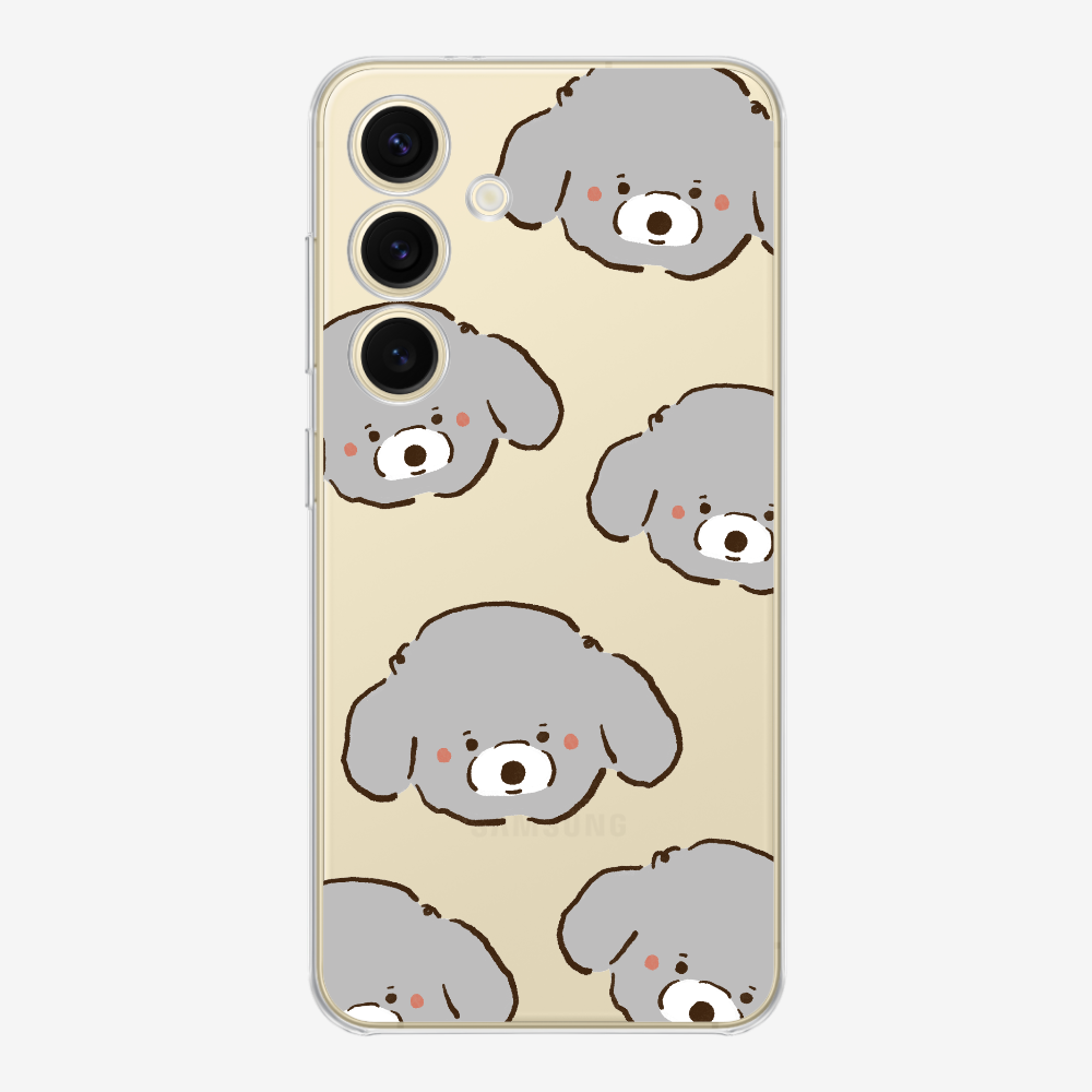 Grey Poodle Wonderland Phone Case