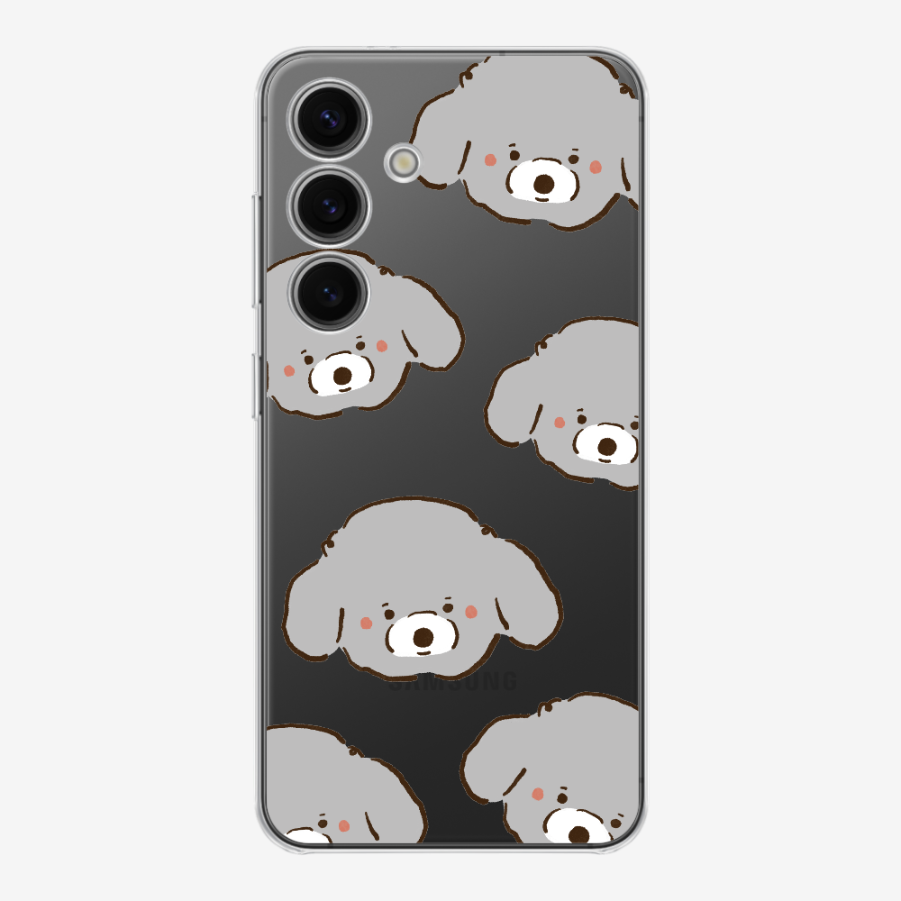 Grey Poodle Wonderland Phone Case