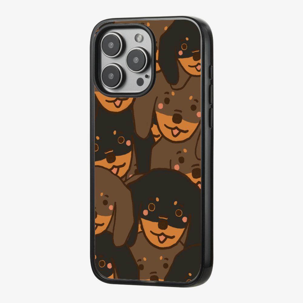 Crowded Dachshund Phone Case