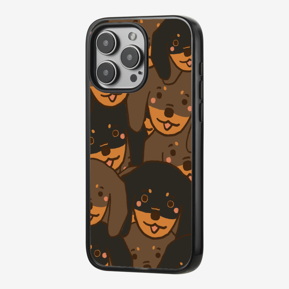 Crowded Dachshund Phone Case