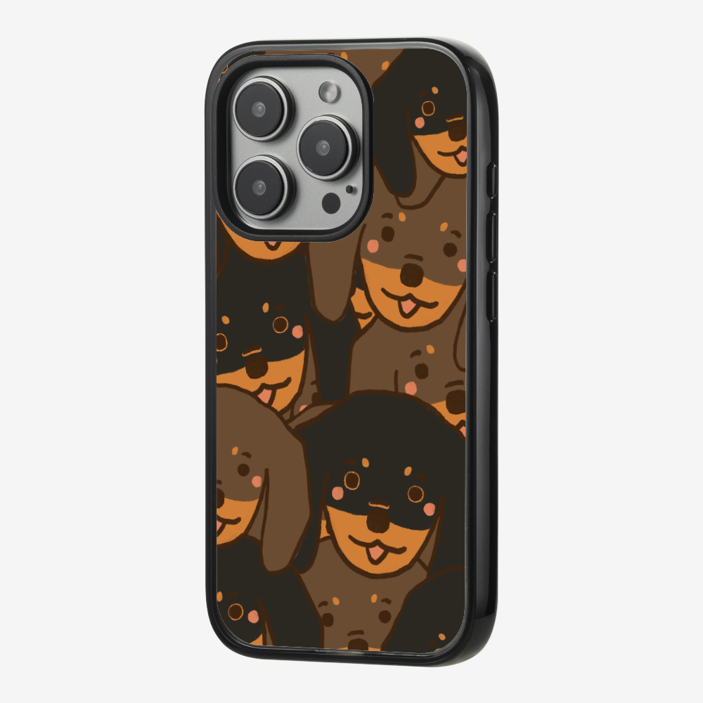 Crowded Dachshund Phone Case