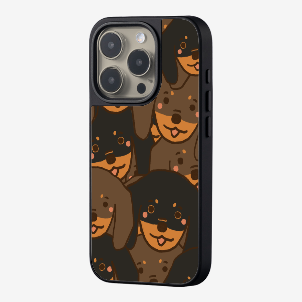 Crowded Dachshund Phone Case
