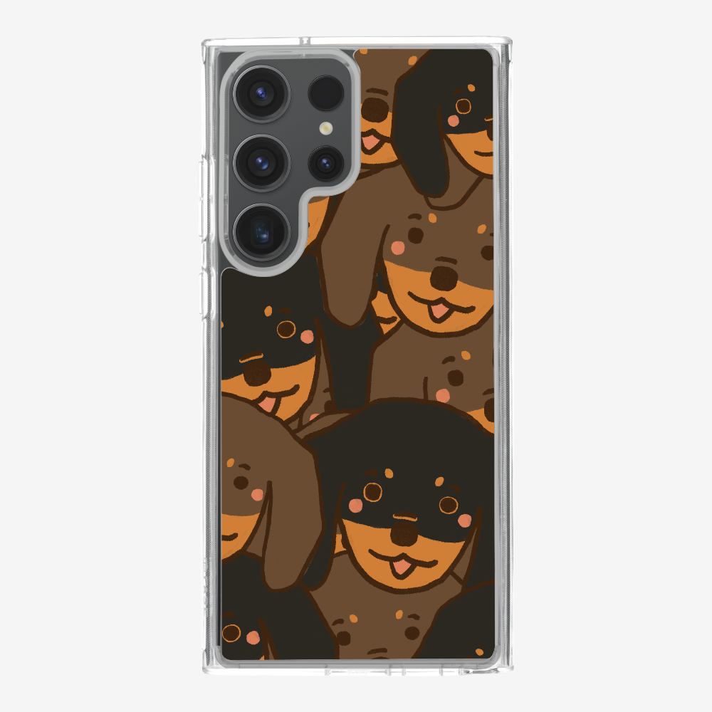 Crowded Dachshund Phone Case