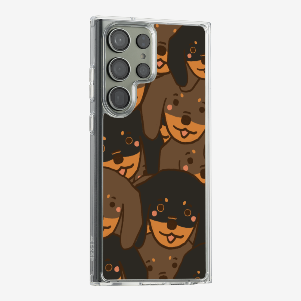 Crowded Dachshund Phone Case