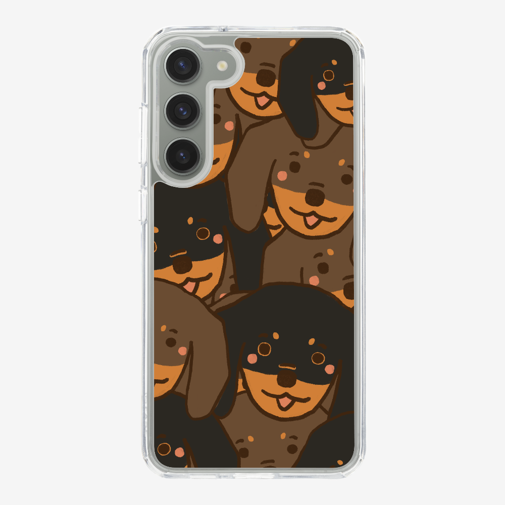 Crowded Dachshund Phone Case