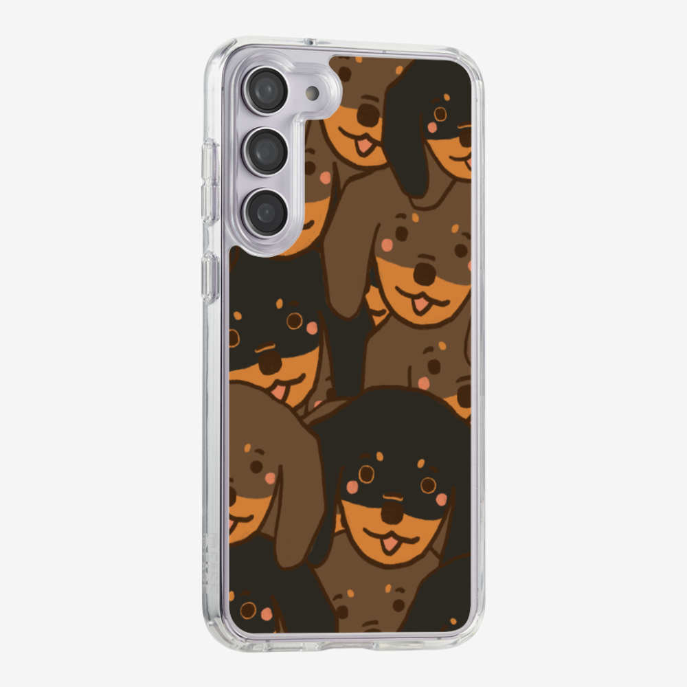 Crowded Dachshund Phone Case
