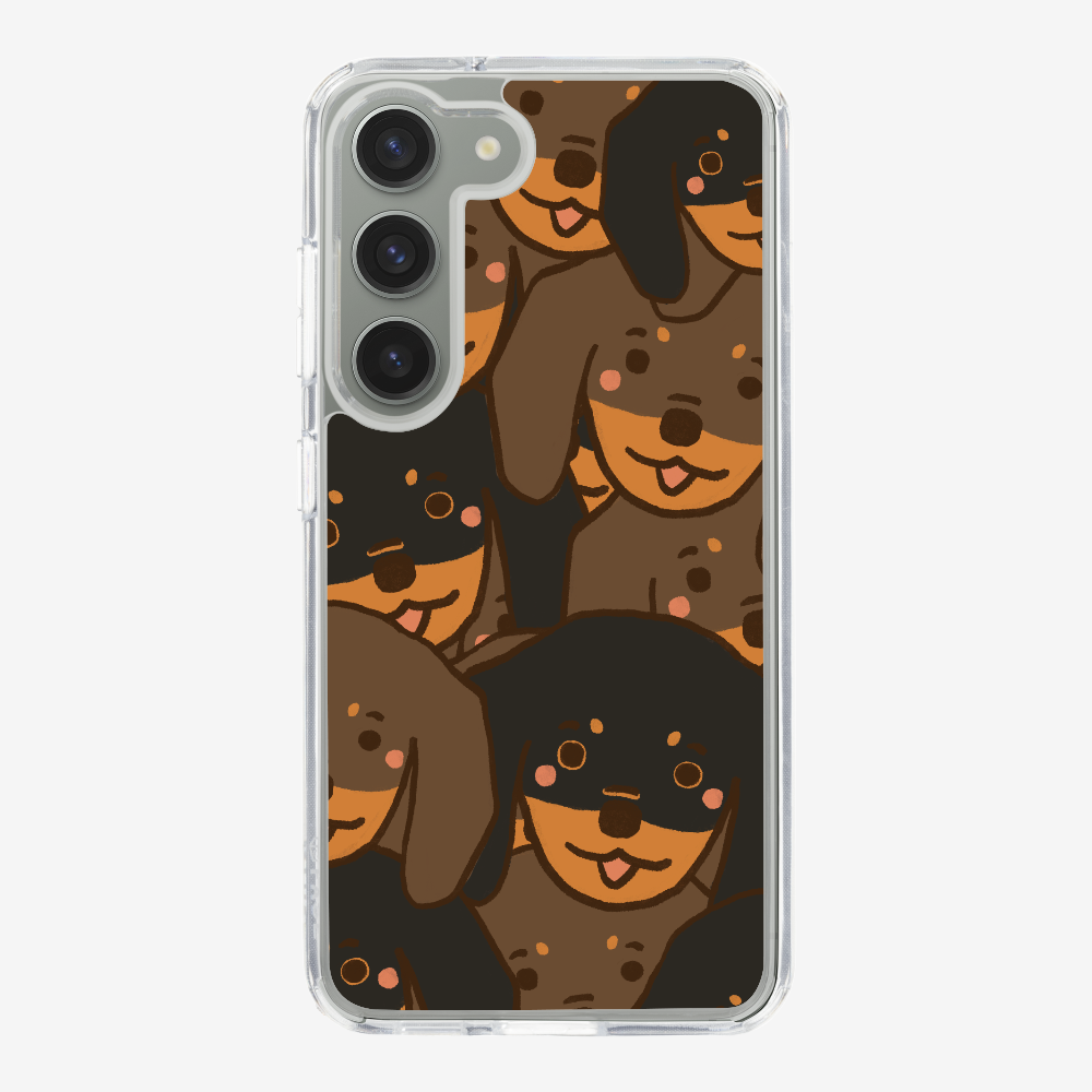 Crowded Dachshund Phone Case