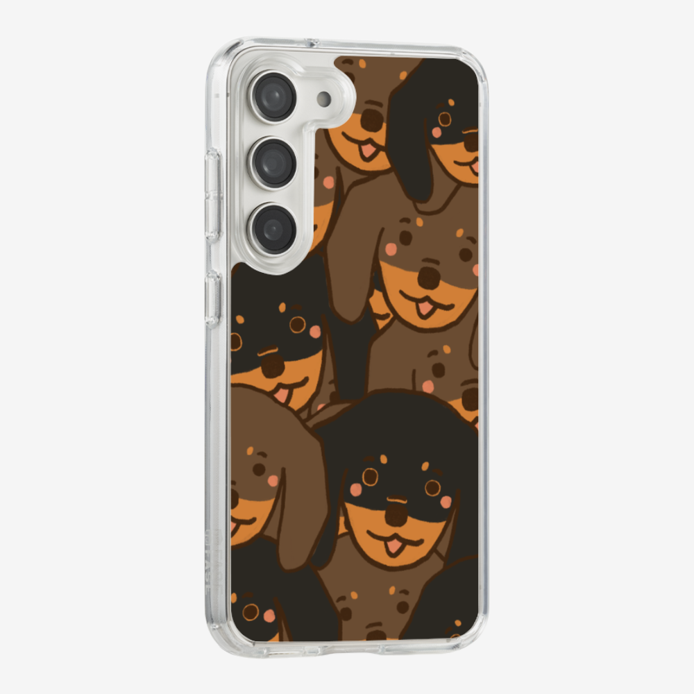 Crowded Dachshund Phone Case