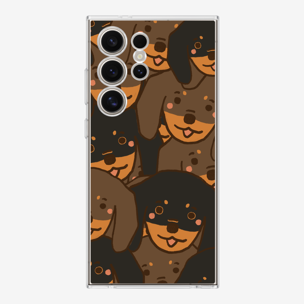 Crowded Dachshund Phone Case