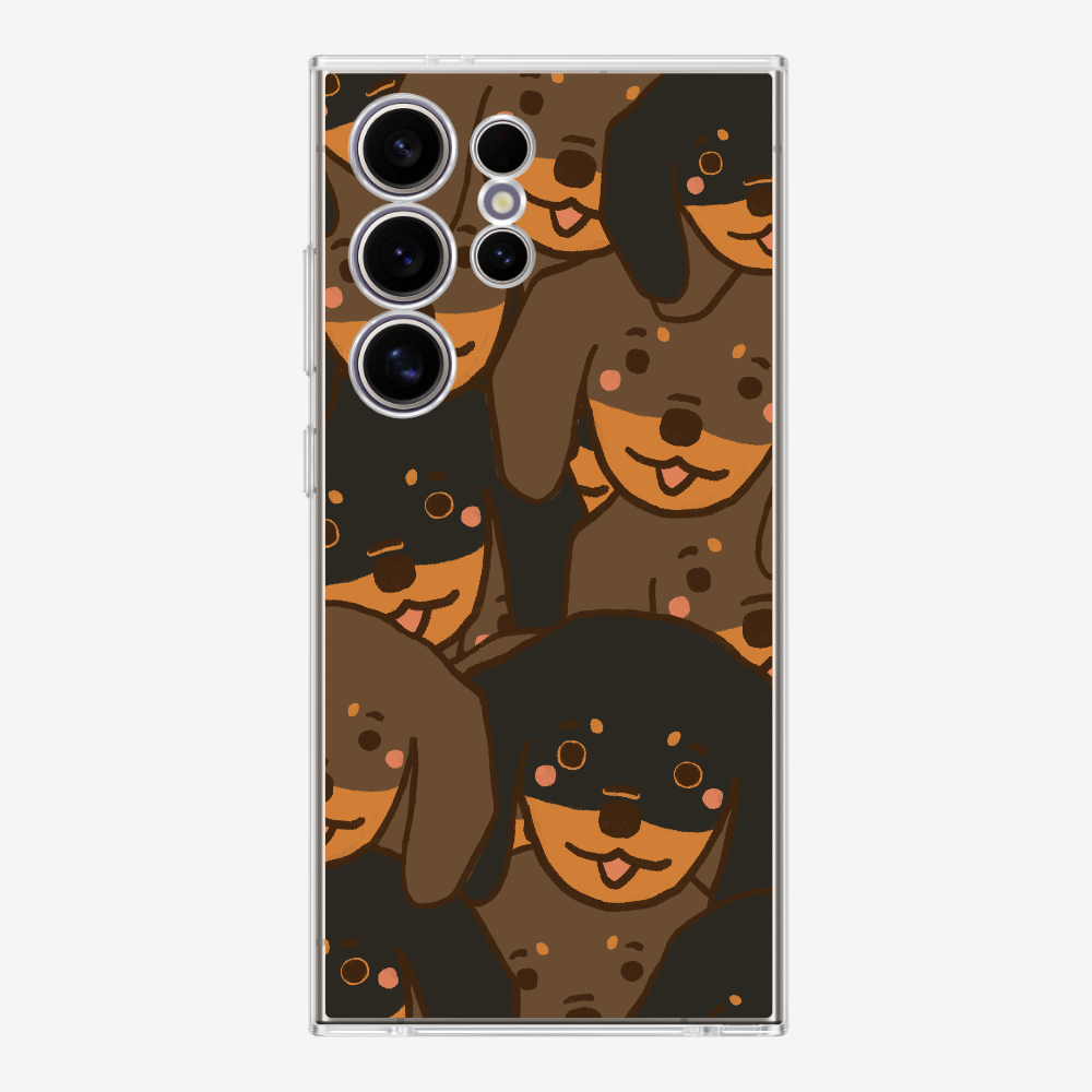 Crowded Dachshund Phone Case