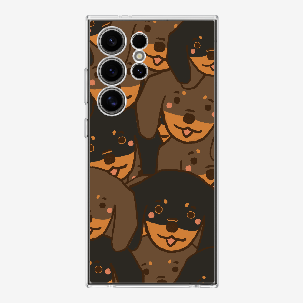 Crowded Dachshund Phone Case