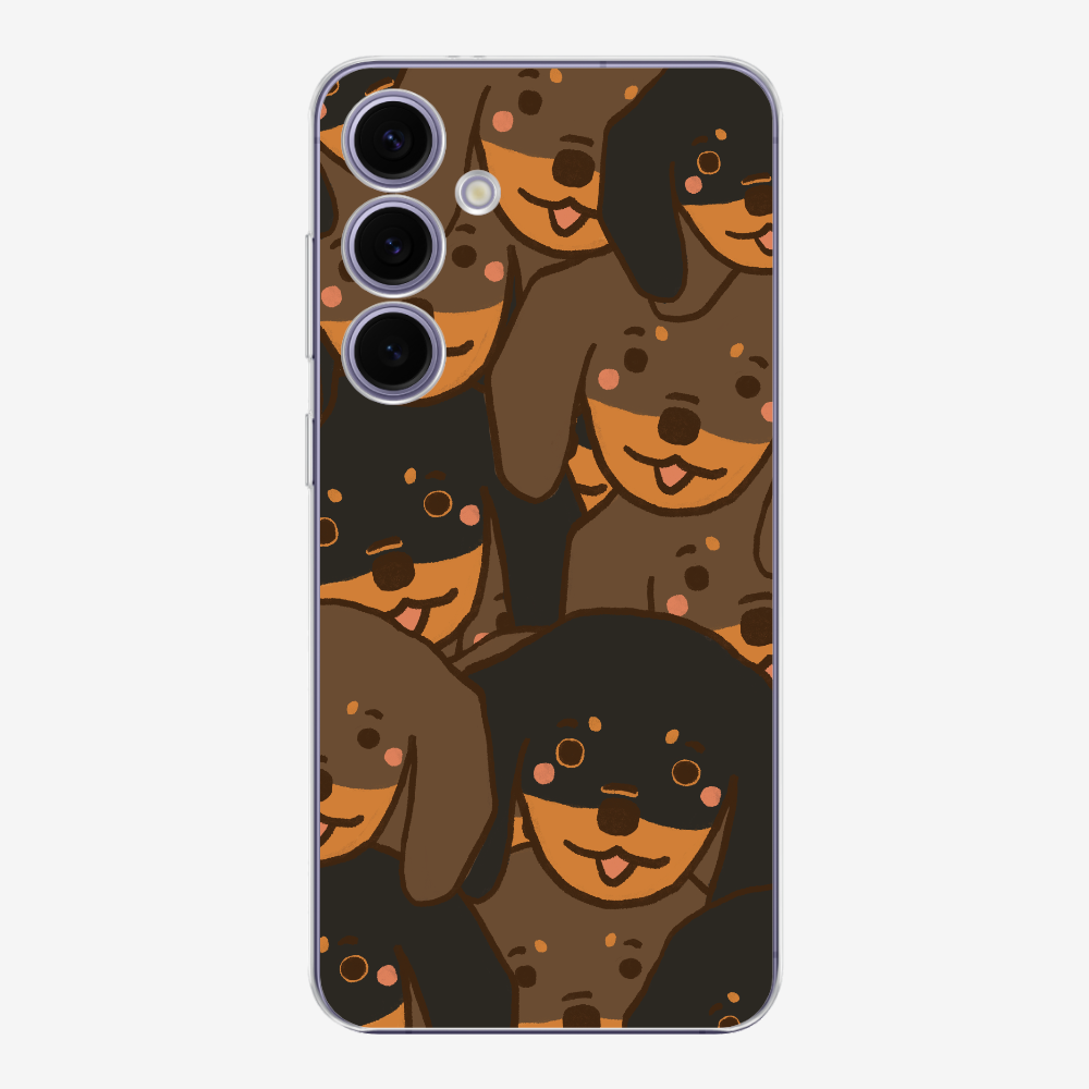 Crowded Dachshund Phone Case