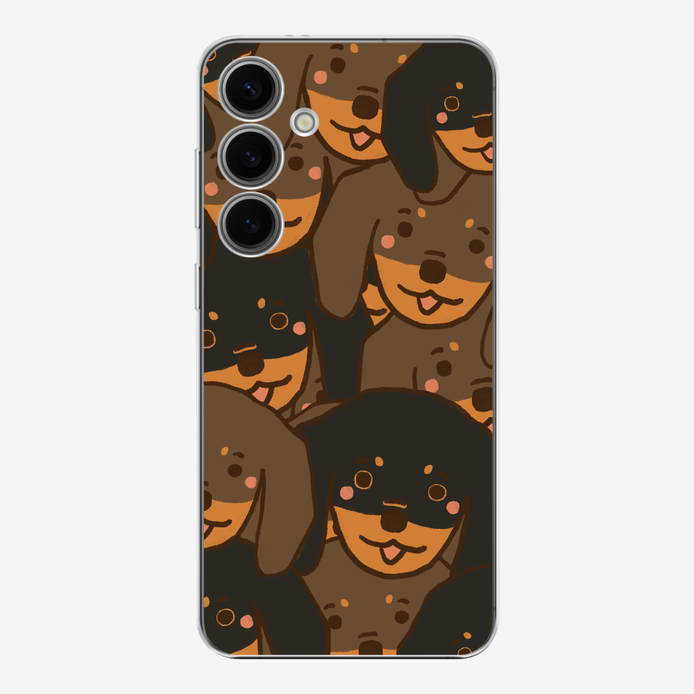 Crowded Dachshund Phone Case
