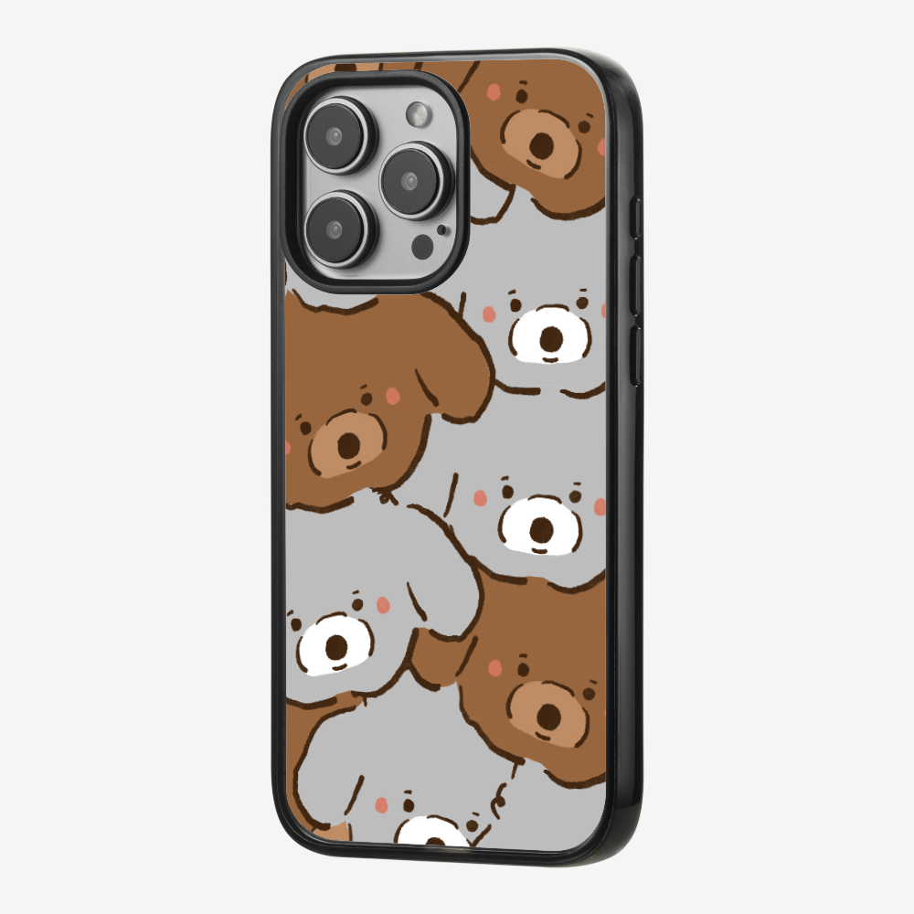 Crowded Poodle Phone Case
