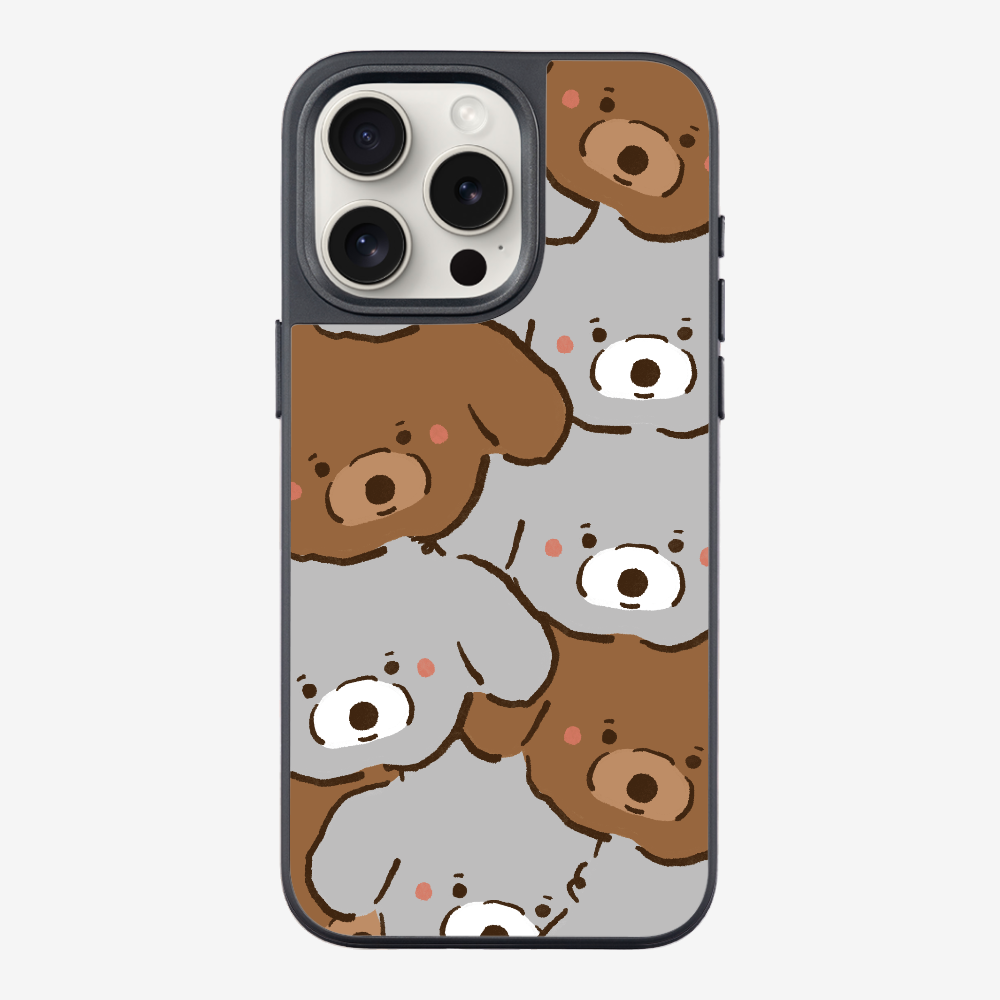 Crowded Poodle Phone Case