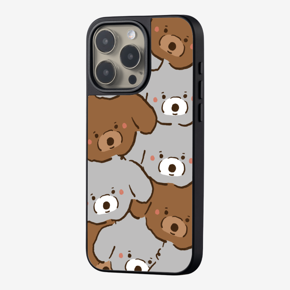 Crowded Poodle Phone Case