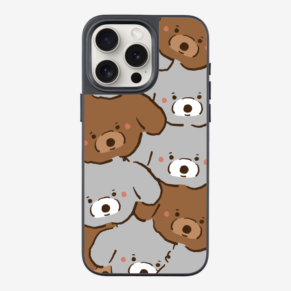 Crowded Poodle Phone Case