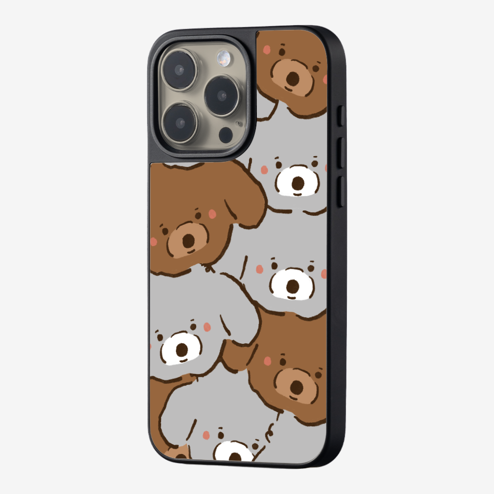 Crowded Poodle Phone Case