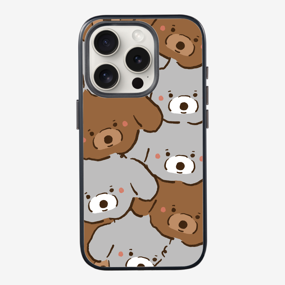 Crowded Poodle Phone Case