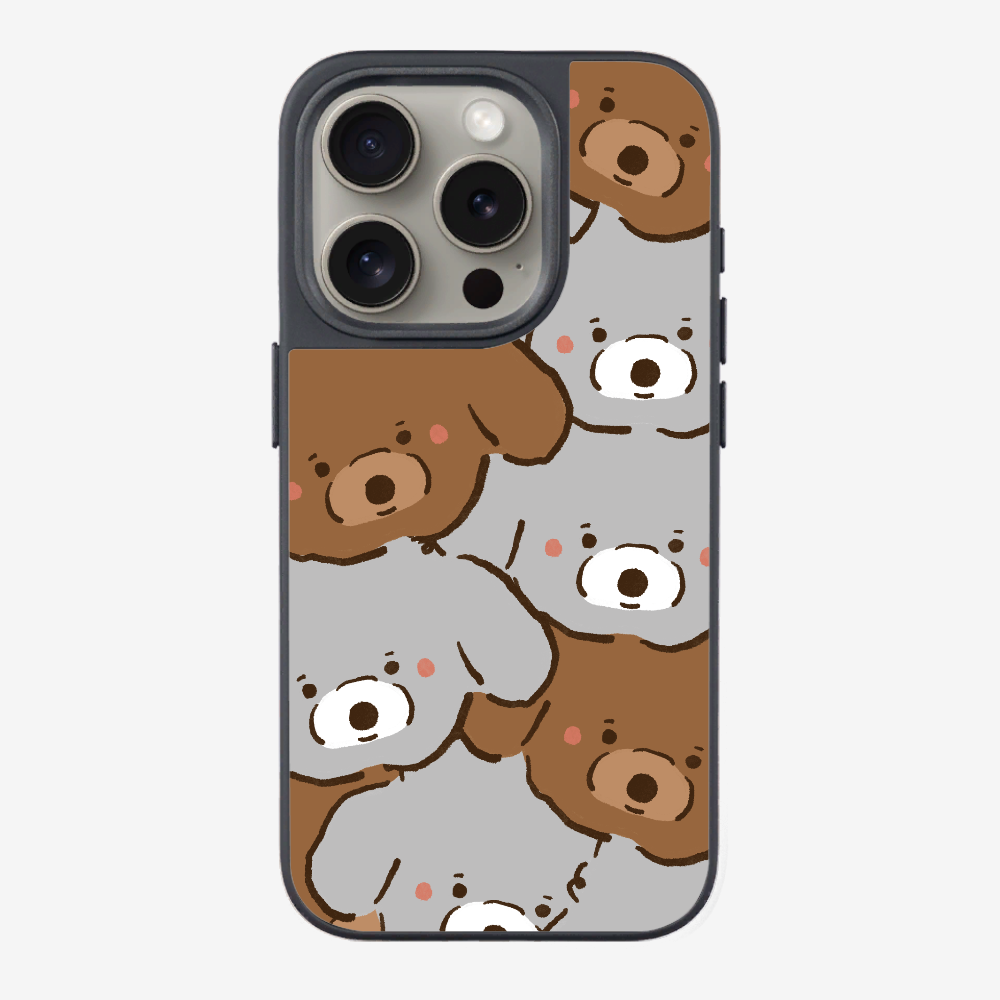 Crowded Poodle Phone Case