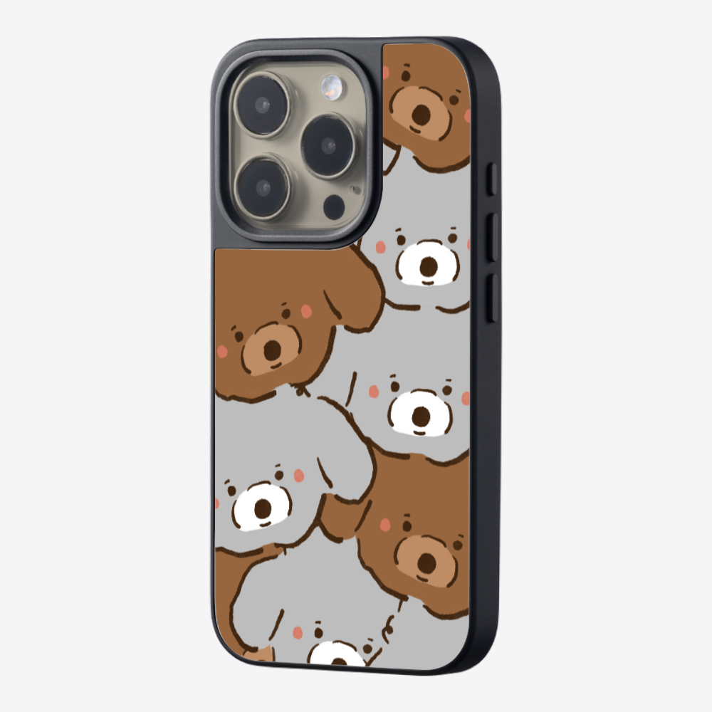 Crowded Poodle Phone Case