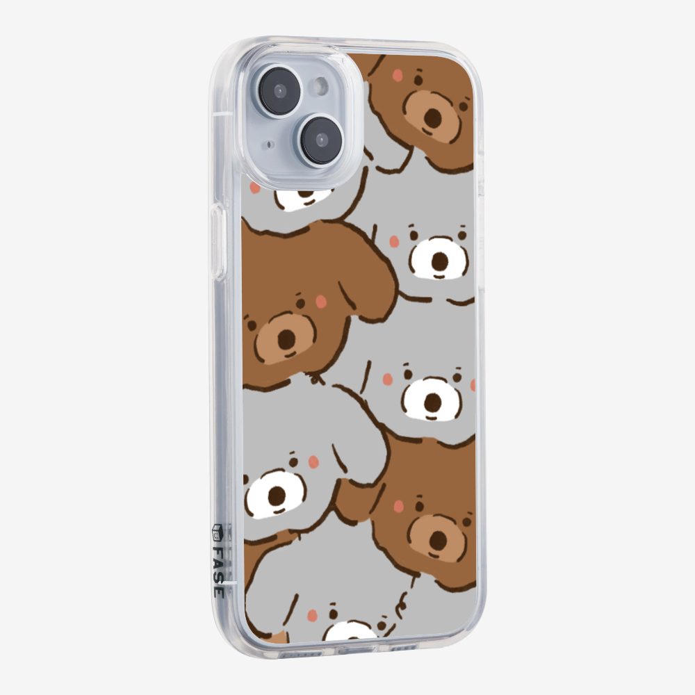 Crowded Poodle Phone Case