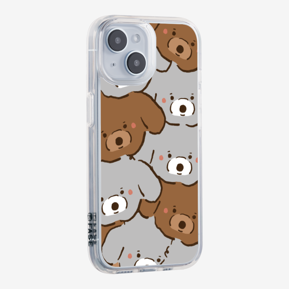 Crowded Poodle Phone Case