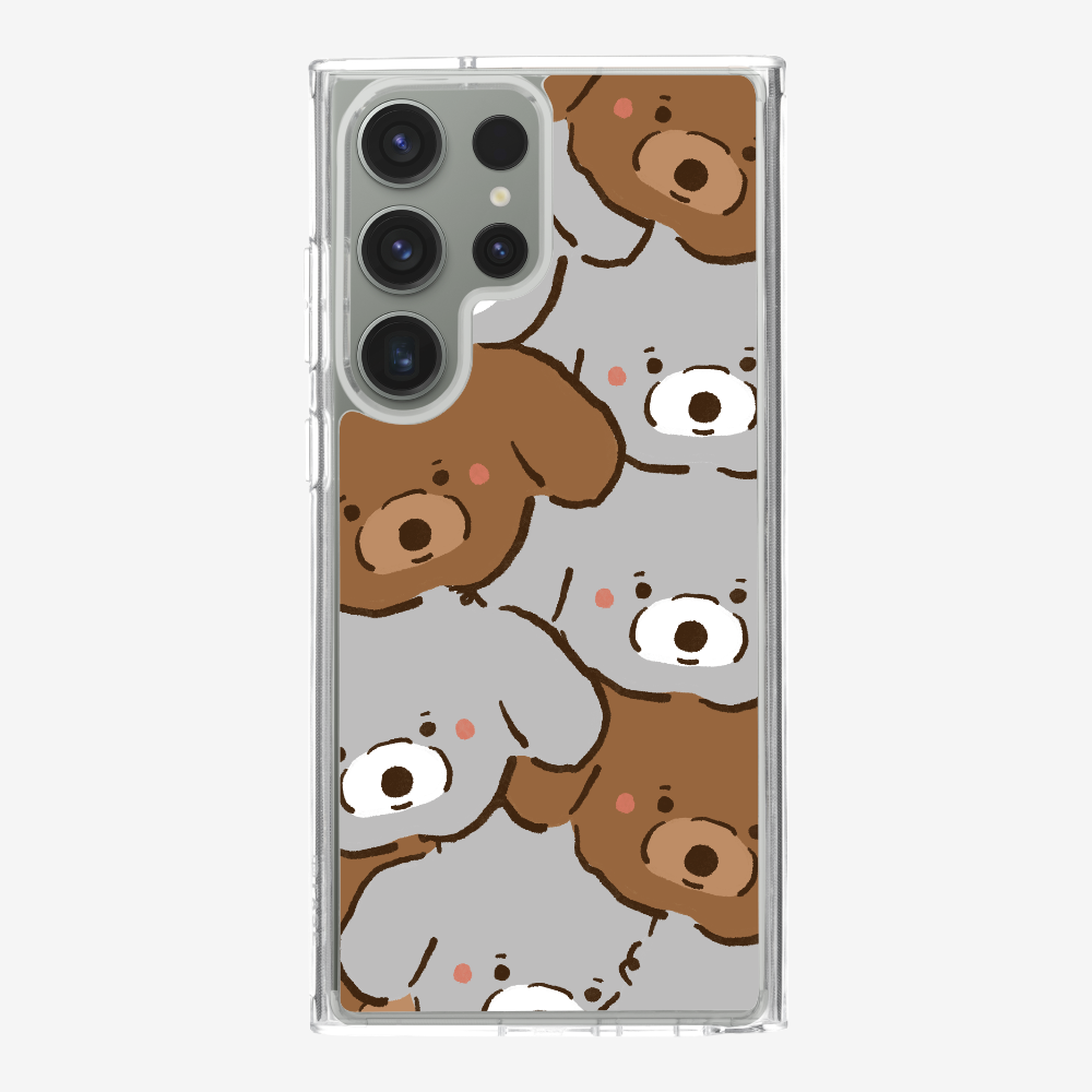 Crowded Poodle Phone Case