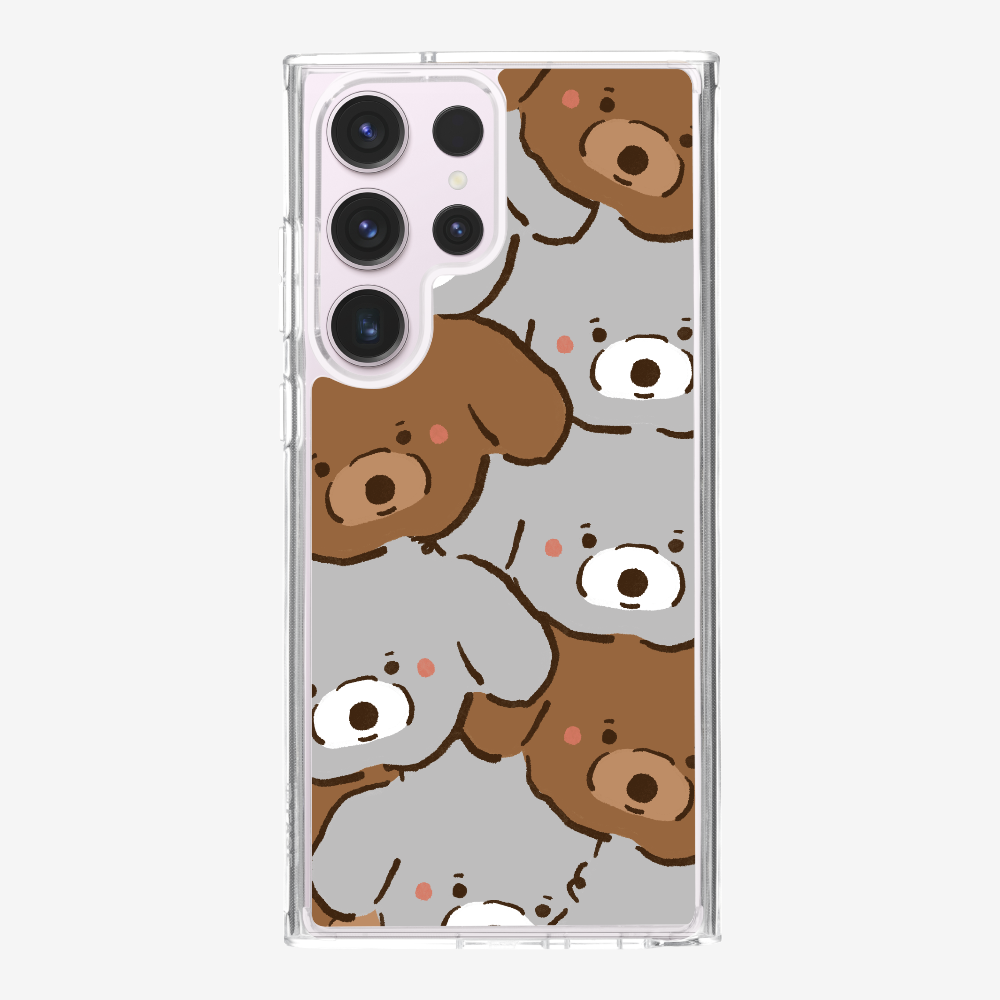 Crowded Poodle Phone Case