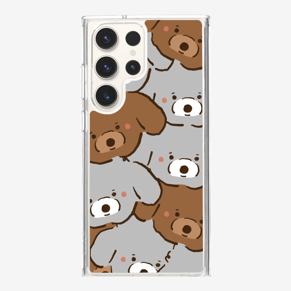Crowded Poodle Phone Case